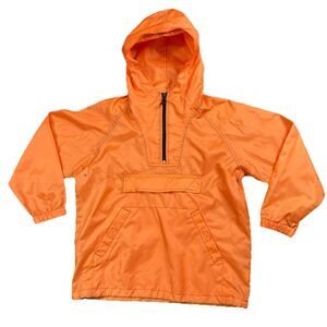 Vintage Gap Kids Unisex Windbreaker Hoodie Pullover Jacket Mesh Lined Size M 8